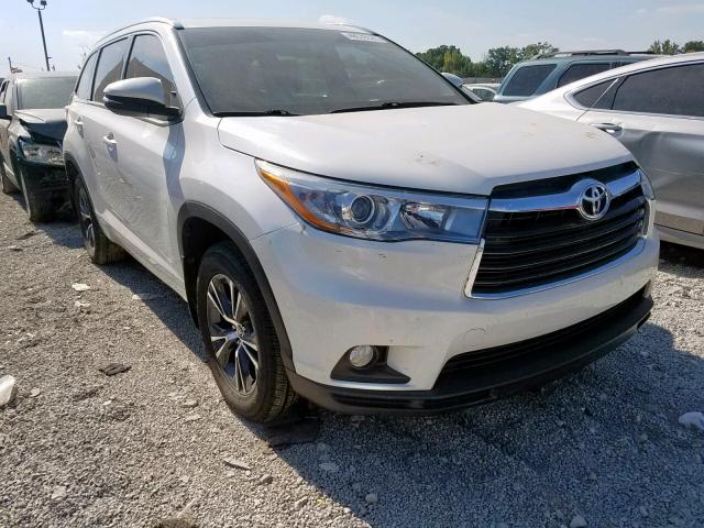 5TDJKRFH7GS320441 - 2016 TOYOTA HIGHLANDER თეთრი ფოტო 1