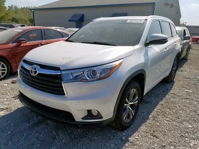 5TDJKRFH7GS320441 - 2016 TOYOTA HIGHLANDER თეთრი ფოტო 2