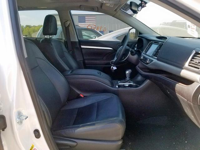 5TDJKRFH7GS320441 - 2016 TOYOTA HIGHLANDER თეთრი ფოტო 5