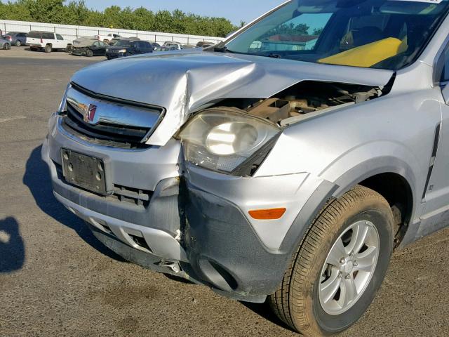 3GSDL43N49S578684 - 2009 SATURN VUE XE SILVER photo 9