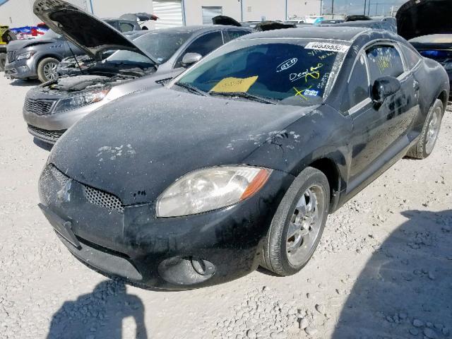 4A3AK24F06E022937 - 2006 MITSUBISHI ECLIPSE GS BLACK photo 2