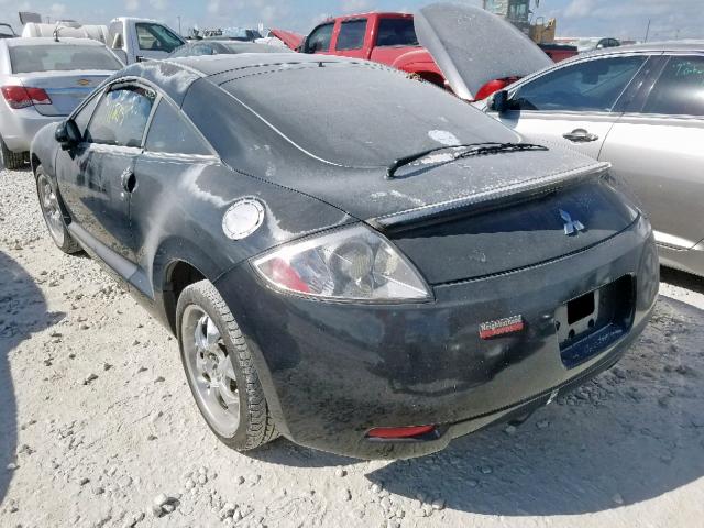 4A3AK24F06E022937 - 2006 MITSUBISHI ECLIPSE GS BLACK photo 3