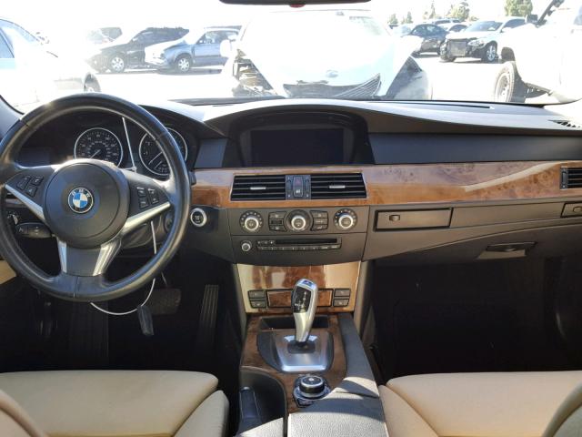 WBANW1C58AC165258 - 2010 BMW 535 I BROWN photo 9