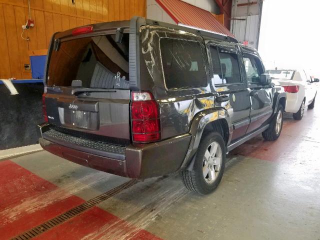 1J8HG48KX6C173908 - 2006 JEEP COMMANDER 绿色 照片 4