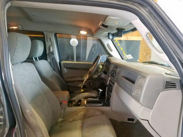 1J8HG48KX6C173908 - 2006 JEEP COMMANDER 绿色 照片 5