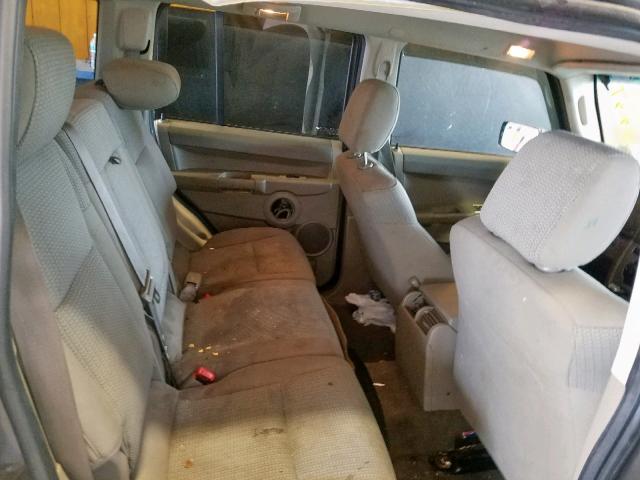 1J8HG48KX6C173908 - 2006 JEEP COMMANDER 绿色 照片 6