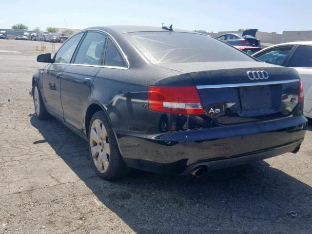 WAUDH74F76N104544 - 2006 AUDI A6 3.2 QUA BLACK photo 3