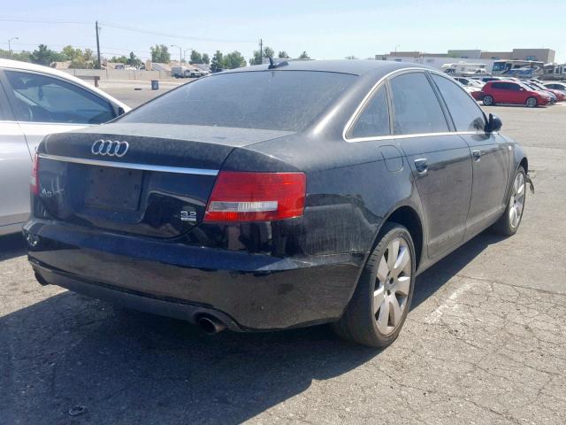 WAUDH74F76N104544 - 2006 AUDI A6 3.2 QUA BLACK photo 4