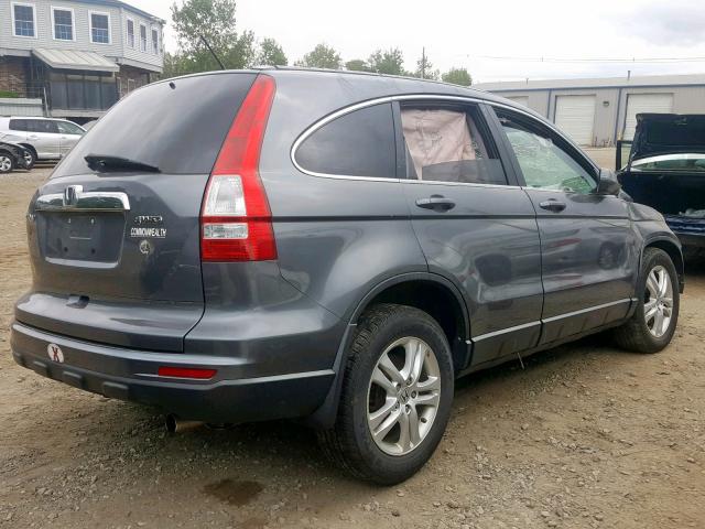 5J6RE4H79AL031937 - 2010 HONDA CR-V EXL GRAY photo 3