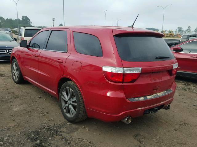 1C4SDHCT8DC637448 - 2013 DODGE DURANGO R/ RED photo 3