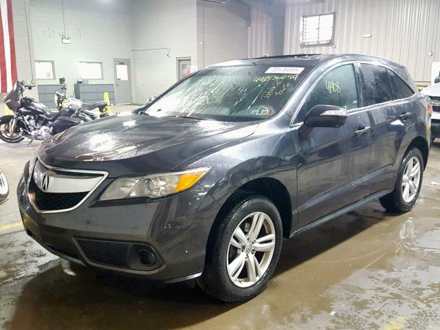 5J8TB4H32FL017906 - 2015 ACURA RDX CHARCOAL photo 2