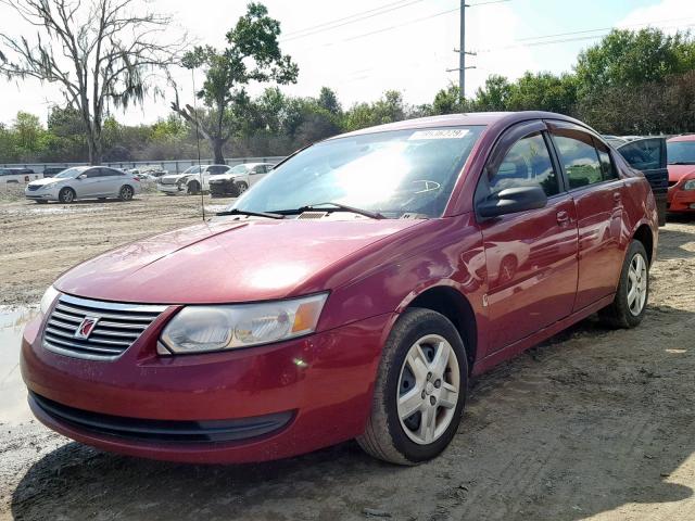 1G8AJ55F07Z142134 - 2007 SATURN ION LEVEL BURGUNDY photo 2