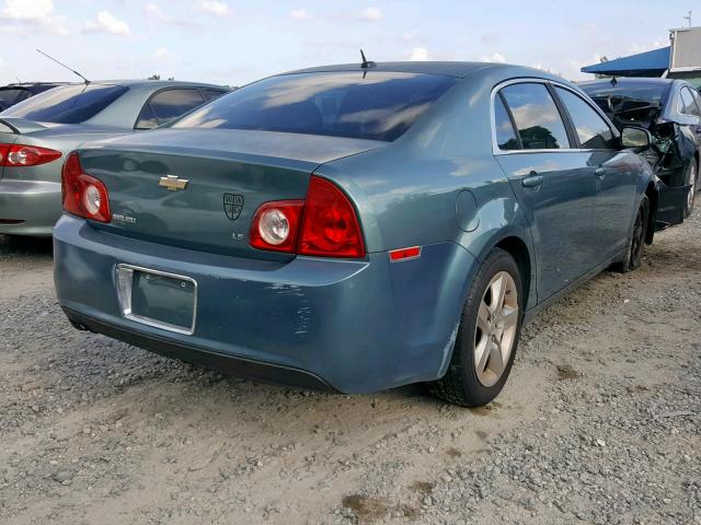 1G1ZG57B894171388 - 2009 CHEVROLET MALIBU LS TEAL photo 4