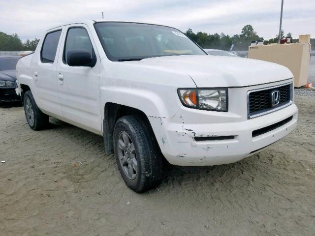 2HJYK16397H540890 - 2007 HONDA RIDGELINE WHITE photo 1