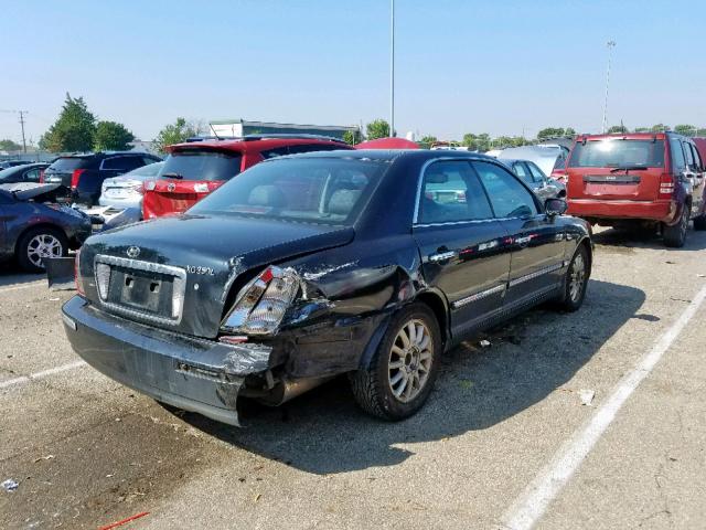 KMHFU45E65A378962 - 2005 HYUNDAI XG 350 BLACK photo 4