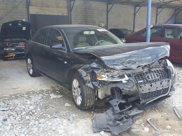 WAUAF78E18A164808 - 2008 AUDI A4 2.0T BLACK photo 1