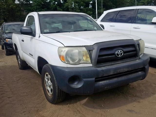 5TENX22N66Z312046 - 2006 TOYOTA TACOMA WHITE photo 1