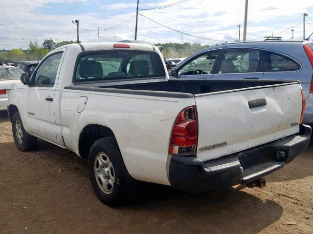 5TENX22N66Z312046 - 2006 TOYOTA TACOMA WHITE photo 3