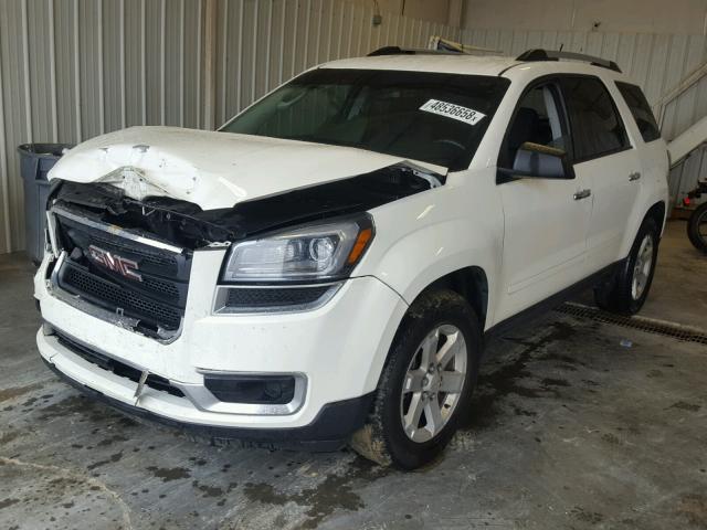 1GKKRPKD8EJ322754 - 2014 GMC ACADIA SLE WHITE photo 2