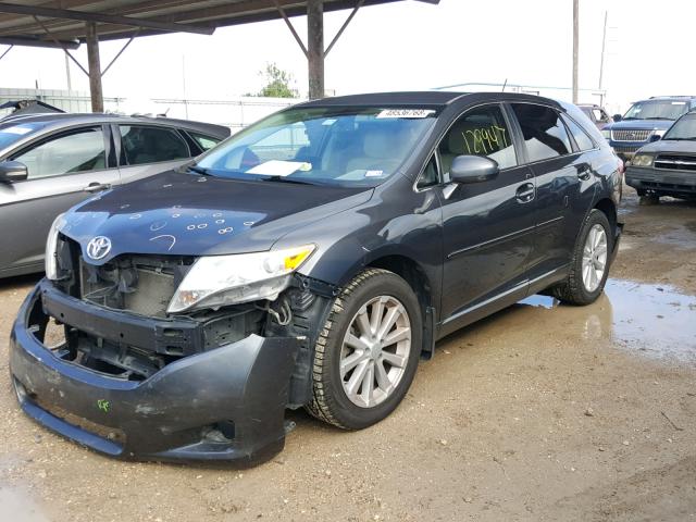 4T3ZA3BB4AU026280 - 2010 TOYOTA VENZA BASE GRAY photo 2