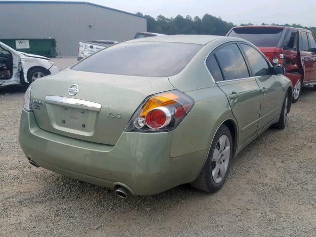 1N4AL21E27N436398 - 2007 NISSAN ALTIMA 2.5 GREEN photo 4