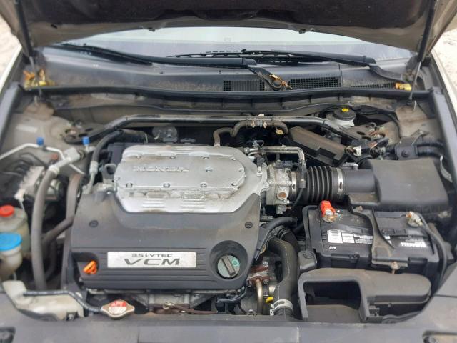 5KBCP3F81AB005803 - 2010 HONDA ACCORD EXL BEIGE photo 7