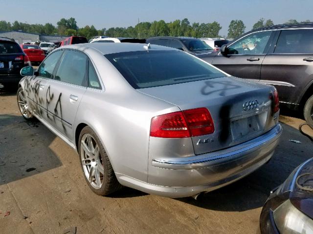 WAUMV94E19N003984 - 2009 AUDI A8 L QUATT SILVER photo 3