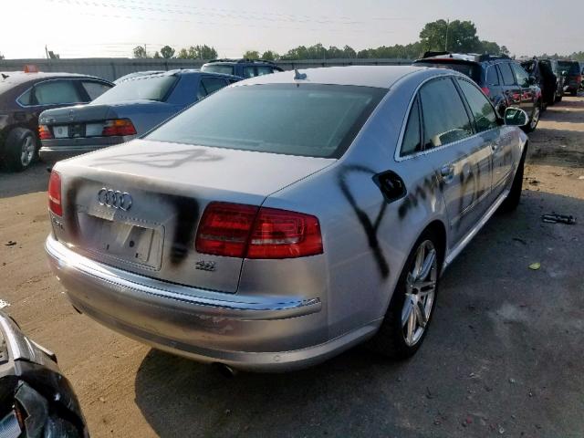 WAUMV94E19N003984 - 2009 AUDI A8 L QUATT SILVER photo 4