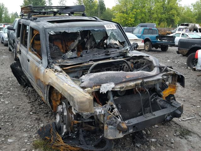 1J8HG48K18C230452 - 2008 JEEP COMMANDER GREEN photo 1