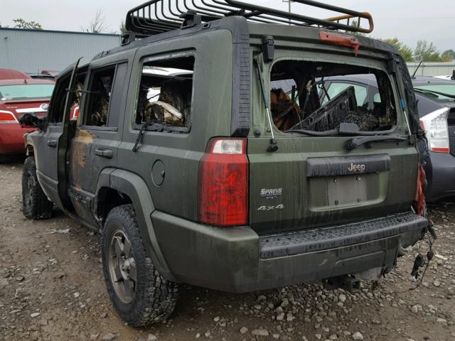 1J8HG48K18C230452 - 2008 JEEP COMMANDER GREEN photo 3