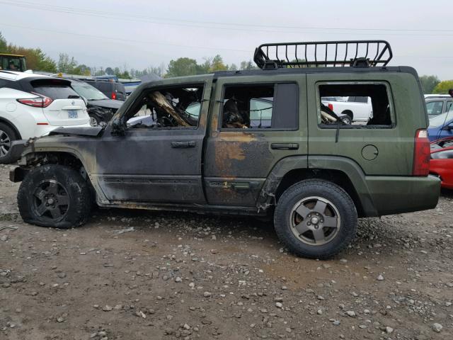 1J8HG48K18C230452 - 2008 JEEP COMMANDER GREEN photo 9