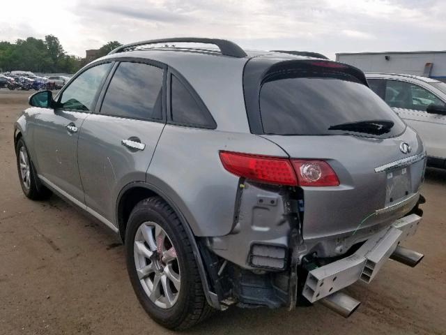 JNRAS08W76X209856 - 2006 INFINITI FX35 GRAY photo 3