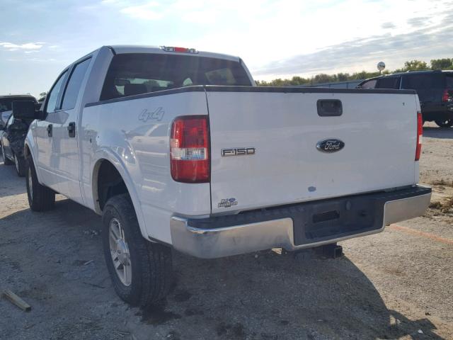 1FTPW14V66KC82313 - 2006 FORD F150 SUPER WHITE photo 3