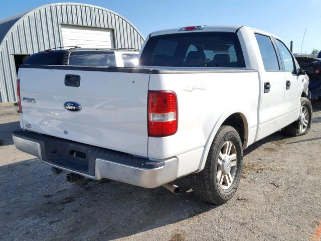 1FTPW14V66KC82313 - 2006 FORD F150 SUPER WHITE photo 4