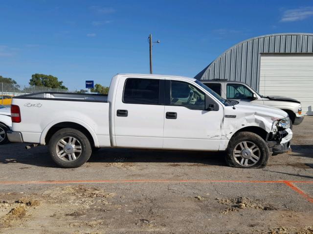 1FTPW14V66KC82313 - 2006 FORD F150 SUPER WHITE photo 9