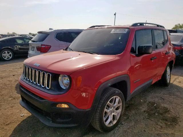 ZACCJBAB9JPJ21866 - 2018 JEEP RENEGADE S Qırmızı foto 2