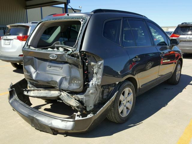 KNAFG526X87163078 - 2008 KIA RONDO LX BLACK photo 4