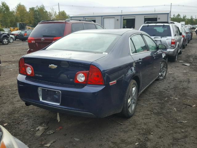 1G1ZH57B384208066 - 2008 CHEVROLET MALIBU 1LT BLUE photo 4