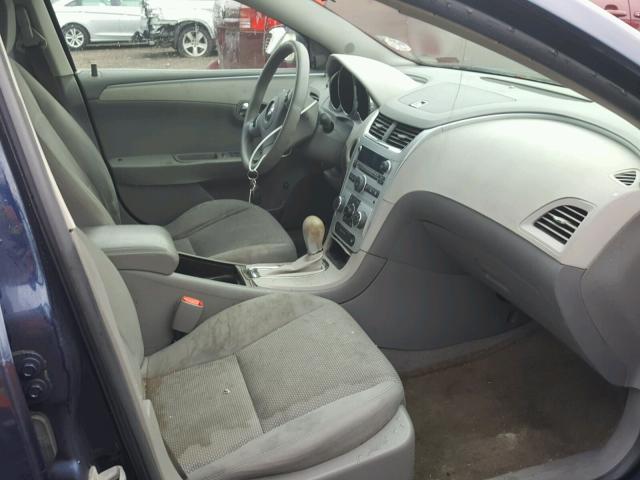 1G1ZH57B384208066 - 2008 CHEVROLET MALIBU 1LT BLUE photo 5