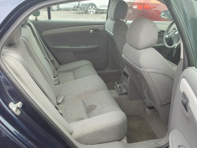 1G1ZH57B384208066 - 2008 CHEVROLET MALIBU 1LT BLUE photo 6