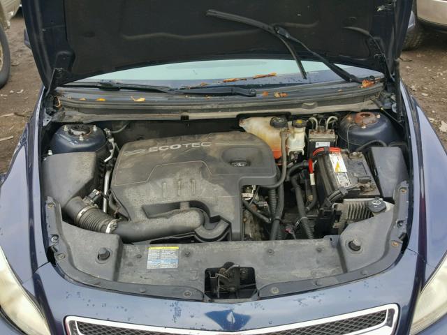 1G1ZH57B384208066 - 2008 CHEVROLET MALIBU 1LT BLUE photo 7