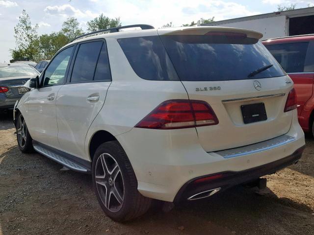 4JGDA5HB1JB073977 - 2018 MERCEDES-BENZ GLE 350 4M WHITE photo 3