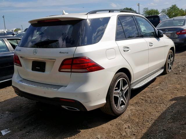 4JGDA5HB1JB073977 - 2018 MERCEDES-BENZ GLE 350 4M WHITE photo 4