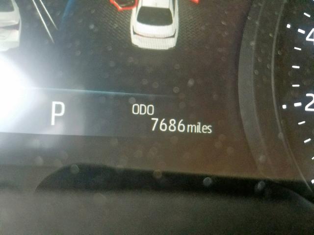 4T1BZ1FB7KU003613 - 2019 TOYOTA AVALON XLE BLACK photo 8