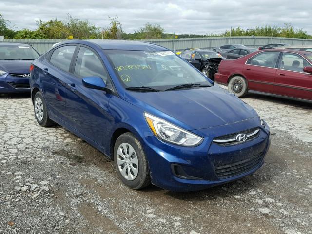 KMHCT4AE8GU983501 - 2016 HYUNDAI ACCENT SE BLUE photo 1