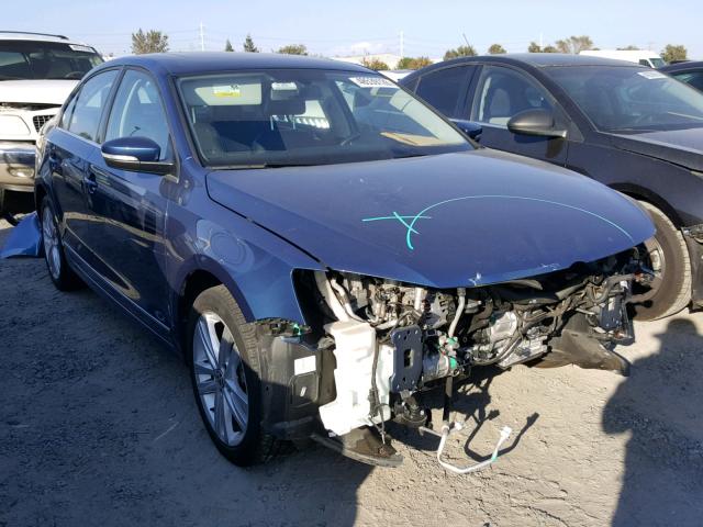 3VWL17AJ2HM256463 - 2017 VOLKSWAGEN JETTA SEL BLUE photo 1