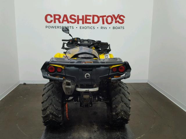 3JBLKCP1XDJ000540 - 2013 CAN-AM OUTLANDER YELLOW photo 4