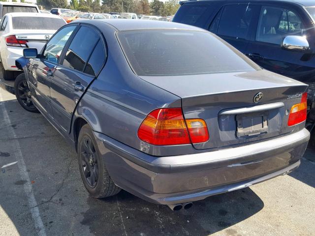 WBAEU33423PH88592 - 2003 BMW 325 XI GRAY photo 3