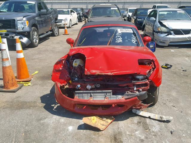 JM1NA3513P1419616 - 1993 MAZDA MX-5 MIATA RED photo 9