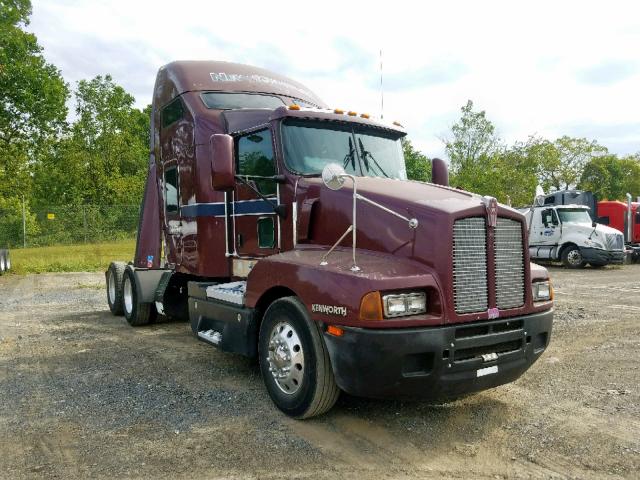 1XKADU9XX7J148844 - 2007 KENWORTH CONSTRUCTI MAROON photo 1